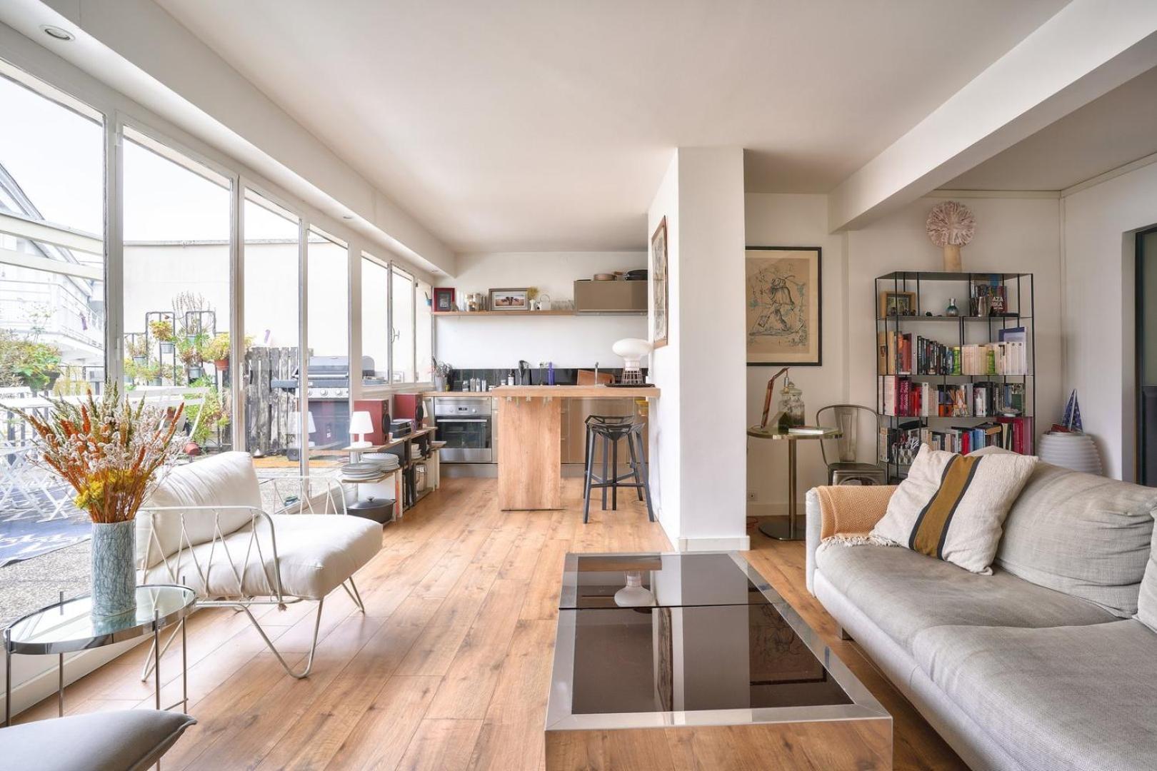 Guestready - Apt Confortable Avec Terrasse Au 18E Paris Bagian luar foto
