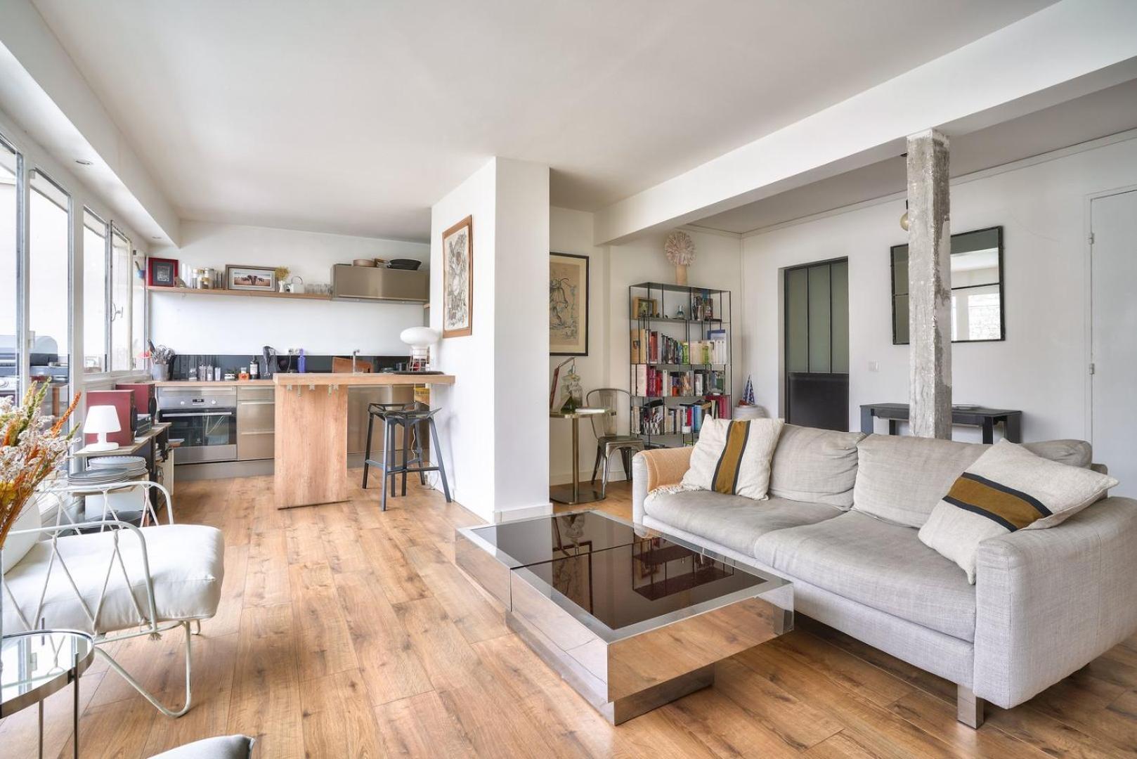 Guestready - Apt Confortable Avec Terrasse Au 18E Paris Bagian luar foto